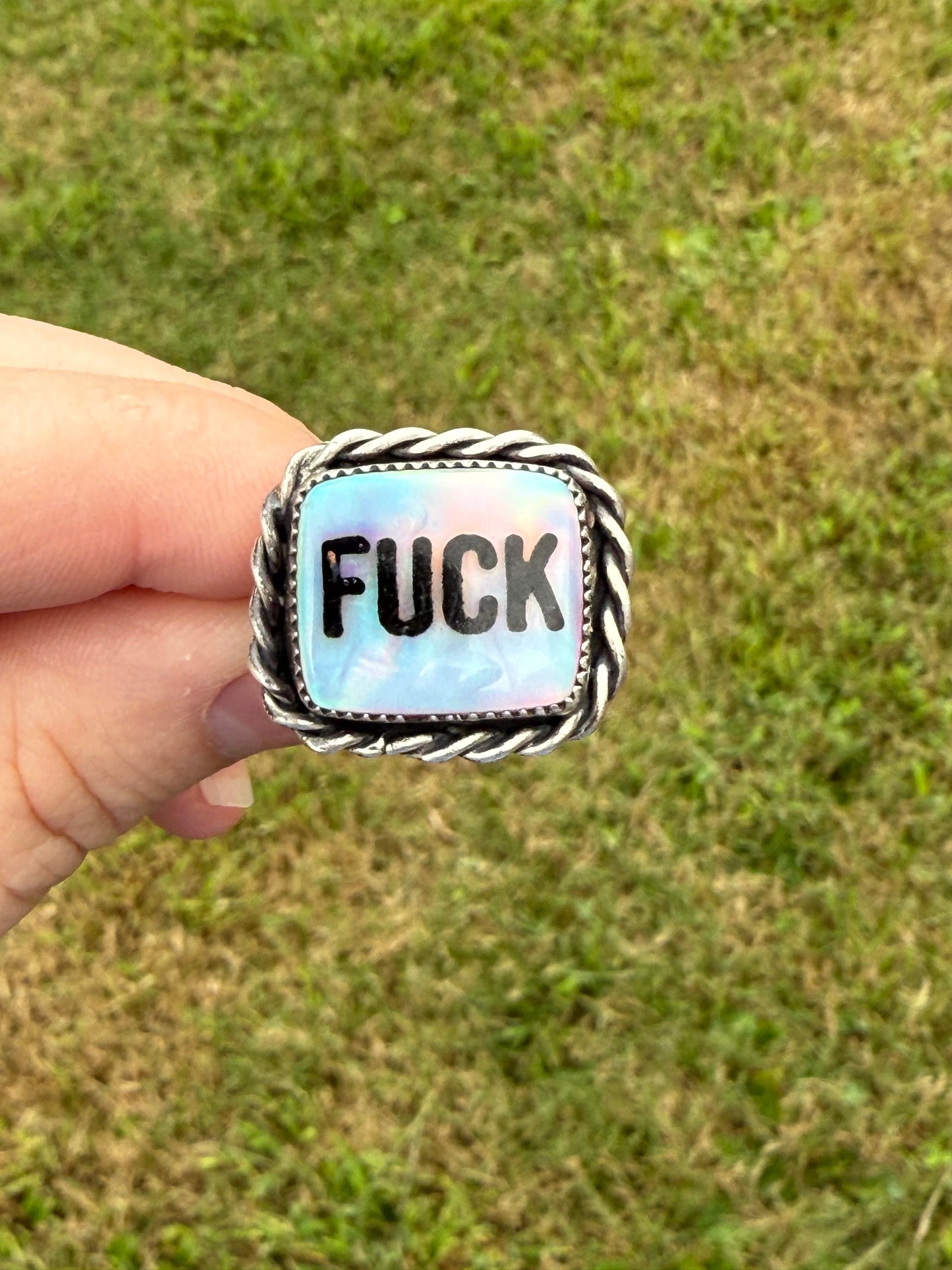 “Fuck” Square Ring