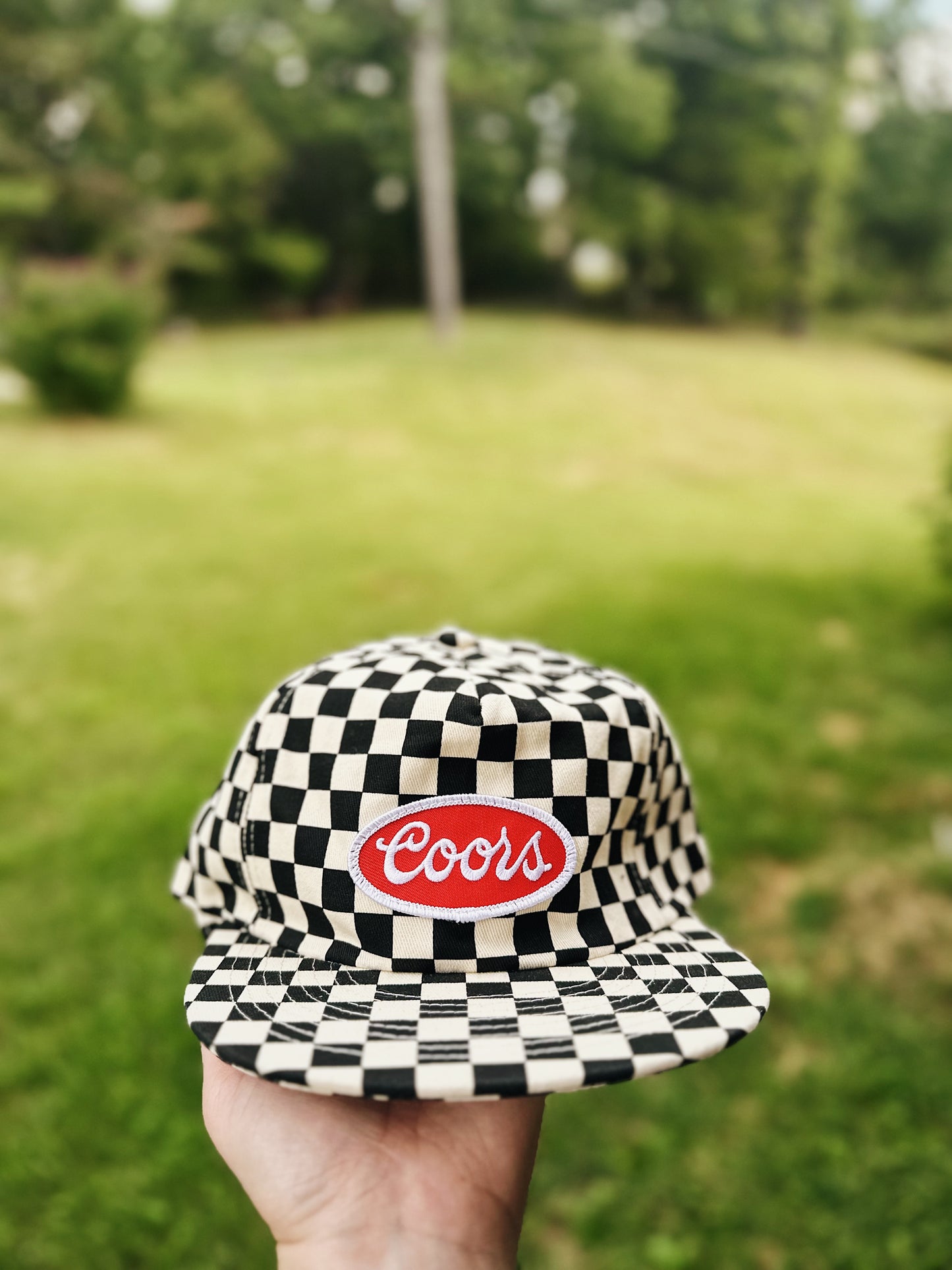 Coors Checkered Hat