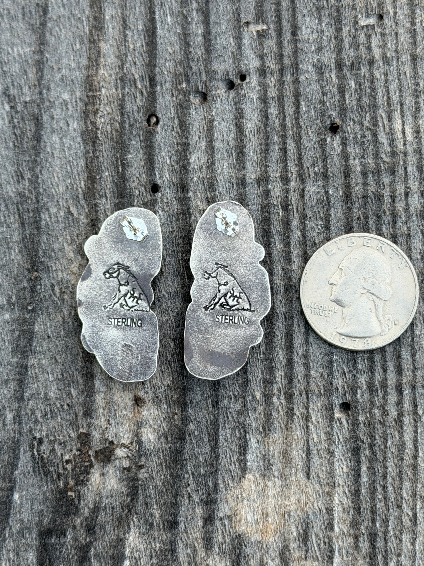 Broken Arrow Variscite Earrings