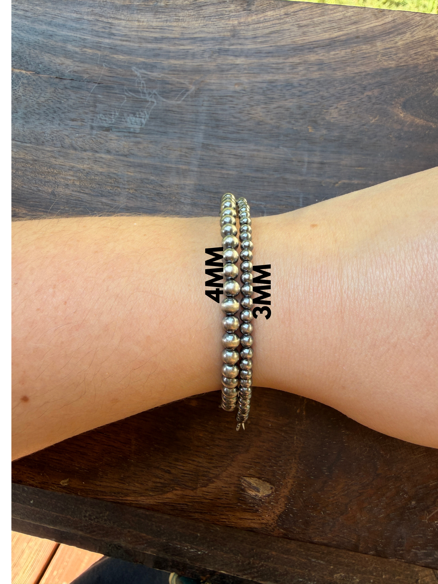 3MM Sterling Pearl Bracelet