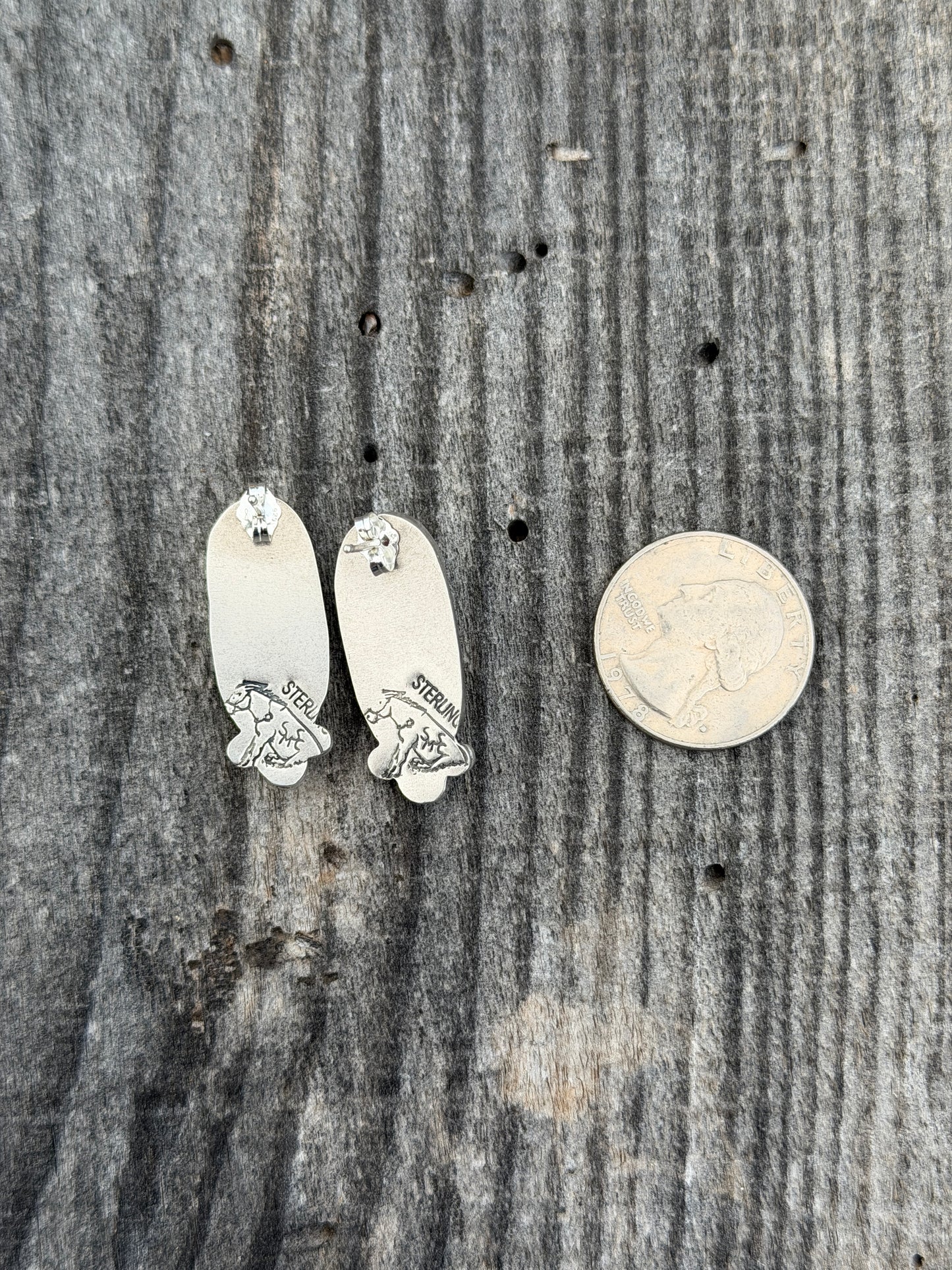 Elisa Long Stone Earrings