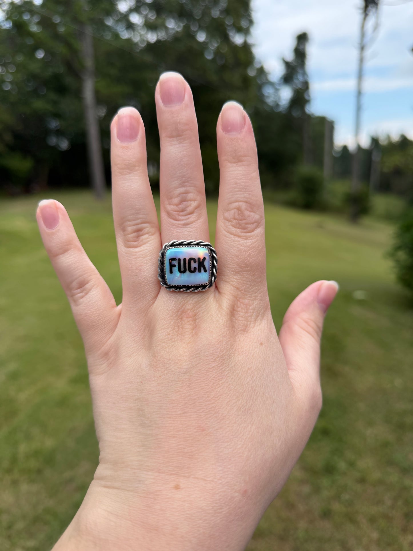 “Fuck” Square Ring