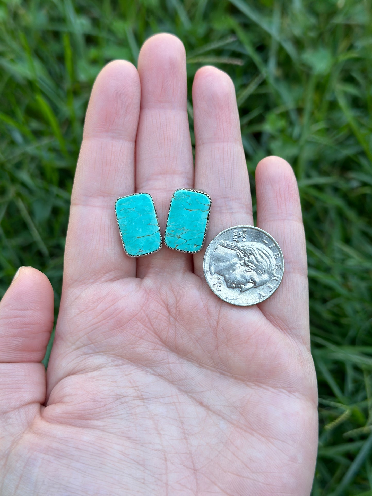 Rectangle Sonoran Studs