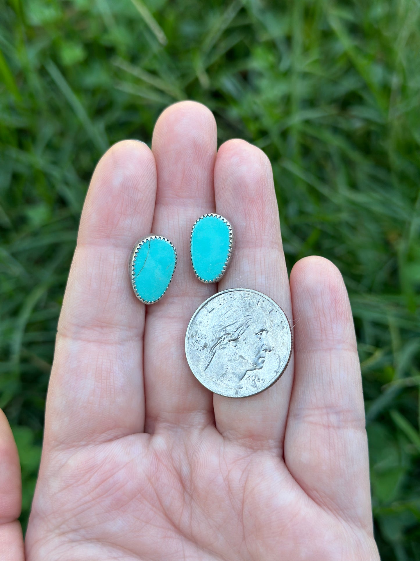 Small Teardrop Studs
