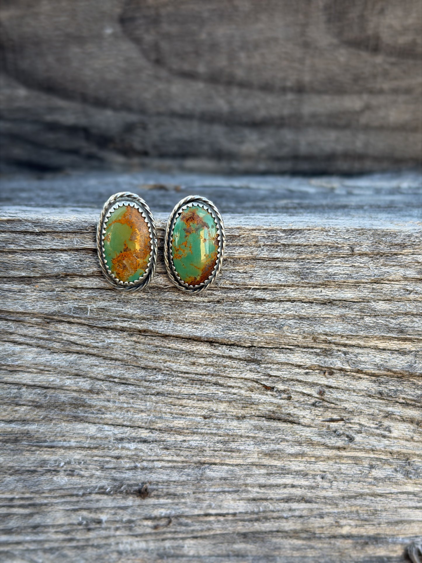 Elisa rope Border earrings