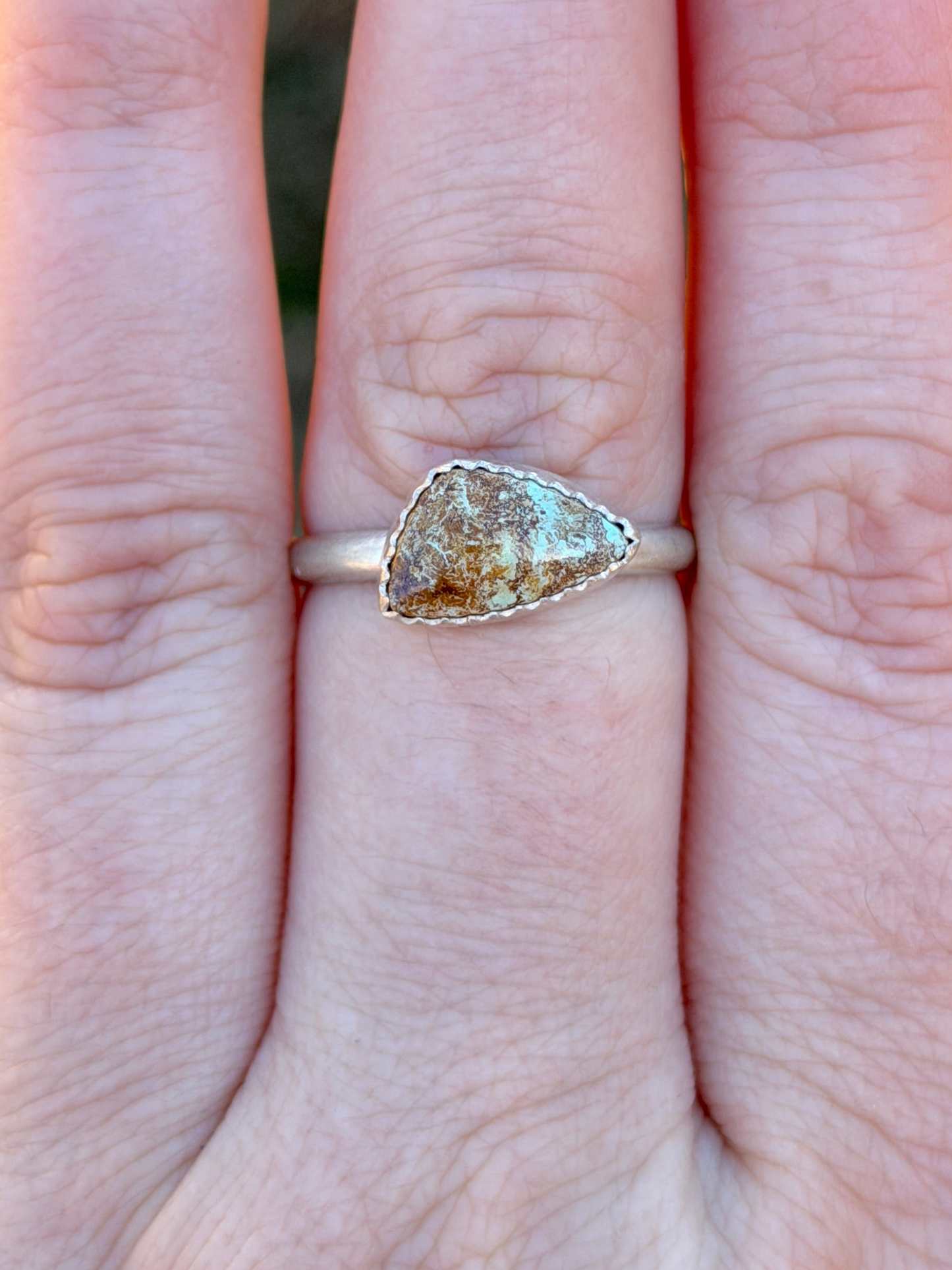 Willie’s Wildflower Triangle Ring Size 8.5