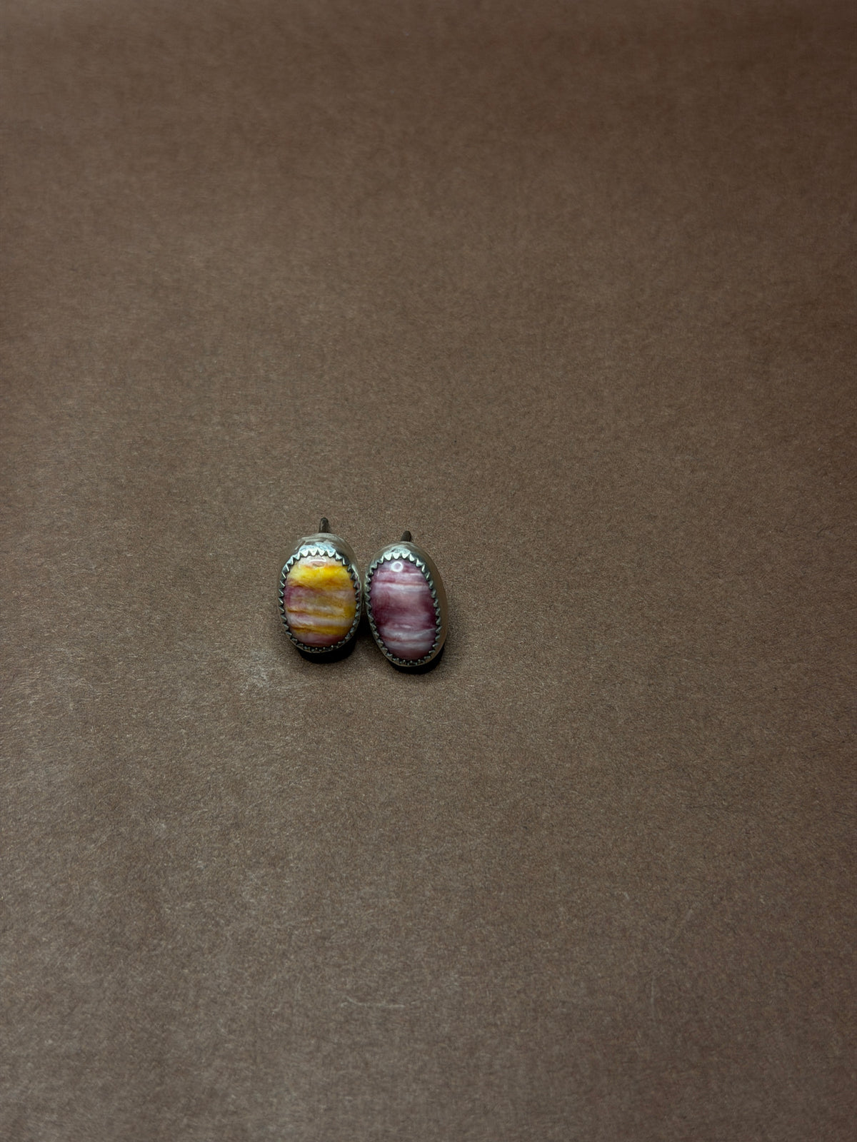 Spiny Oyster Stud Earrings