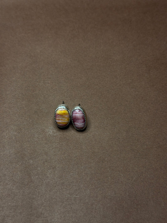 Spiny Oyster Stud Earrings