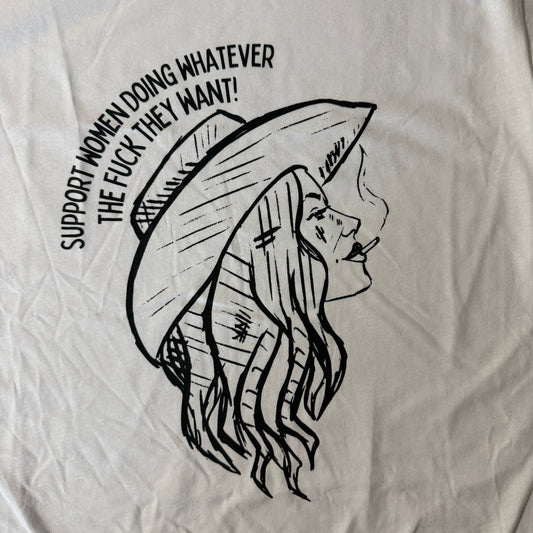 Support Women Ringer Tee