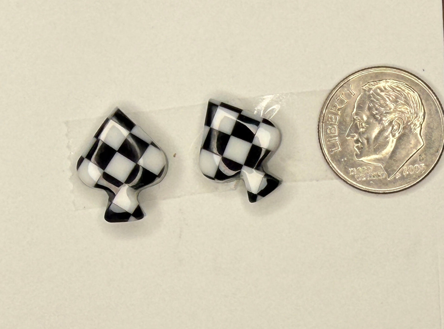 Checkered Spade Pair