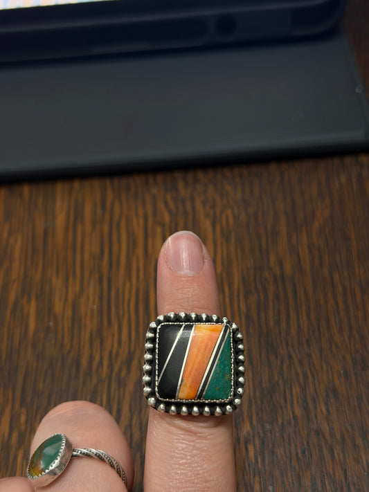 Inlay Adjustable Ring
