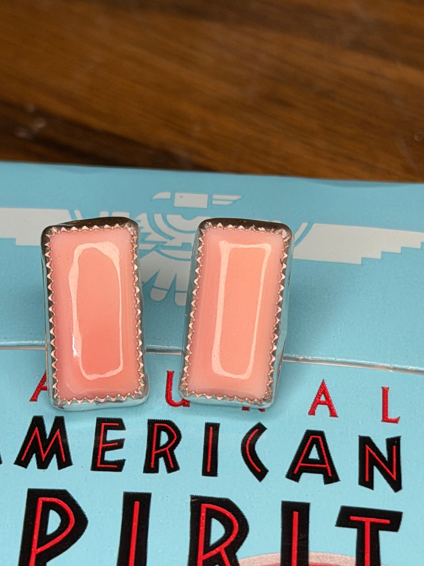 Pink Conch Studs