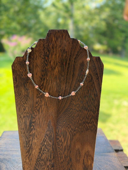 15” Pink Conch Necklace