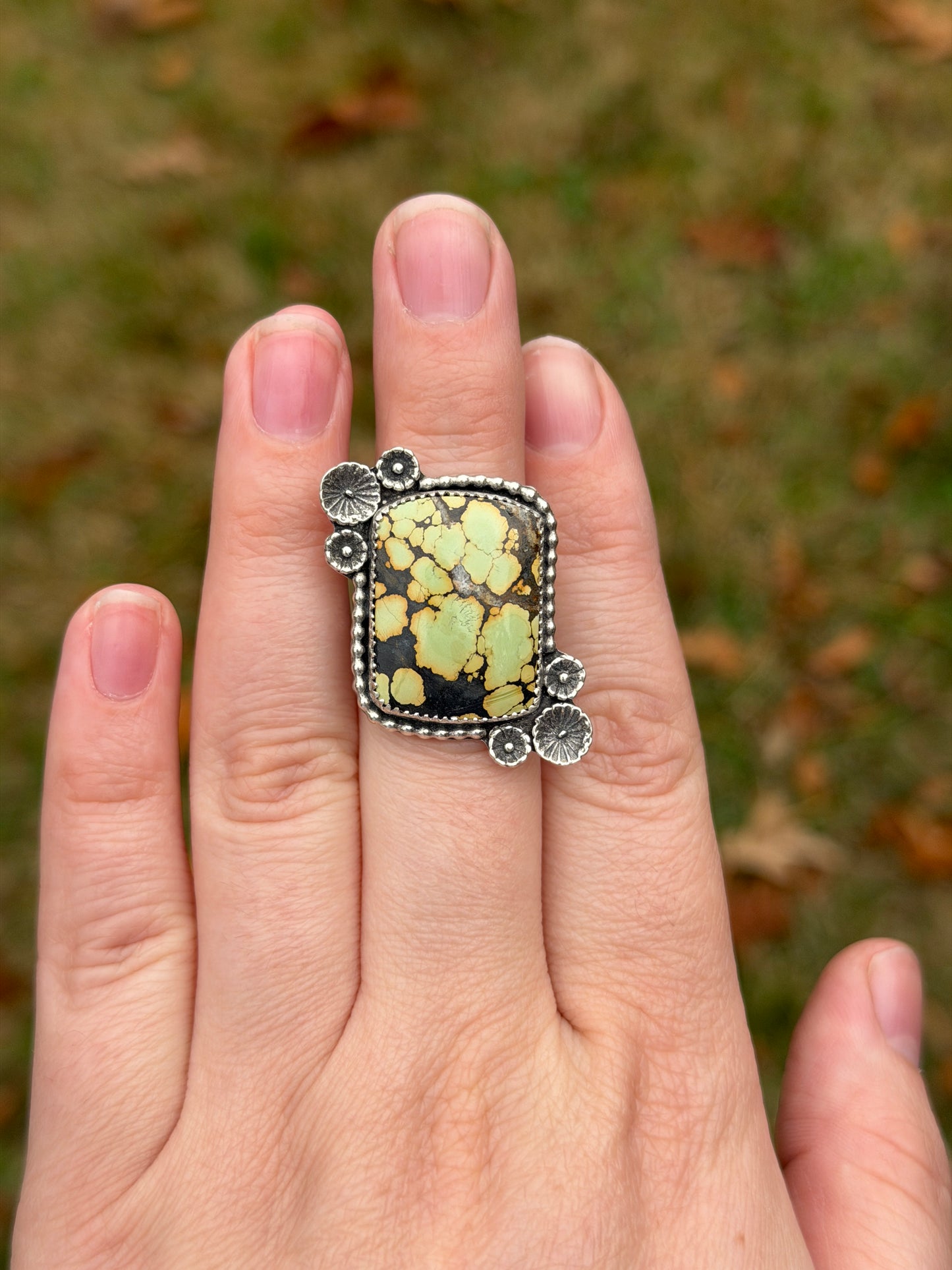 Treasure Mountain Statement Ring Size 6.5